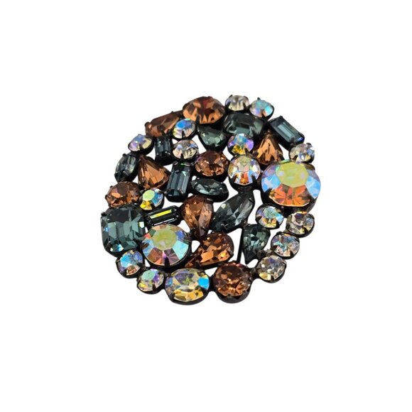 Super Sparkly Vintage Signed Weiss Huge Brooch (A8985) - Picture 4 of 8